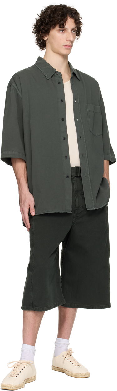 Риза LEMAIRE Lemaire Short Sleeve Denim Shirt Зелено | SH1174 LD1041, 3