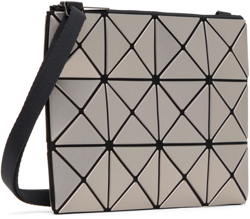 Чанта през рамо BAO BAO ISSEY MIYAKE Geometric Pattern Metallic Crossbody Bag Сиво | BB46AG626, 1
