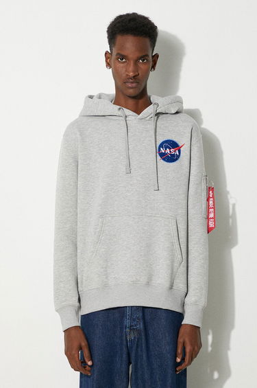 Суитчър Alpha Industries Space Shuttle Hoody Сиво | 178317-17, 2
