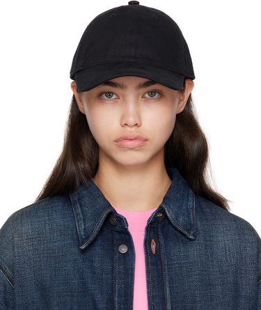 Шапка с козирка Acne Studios Acne Studios Twill Logo Cap Черно | C40420-, 0