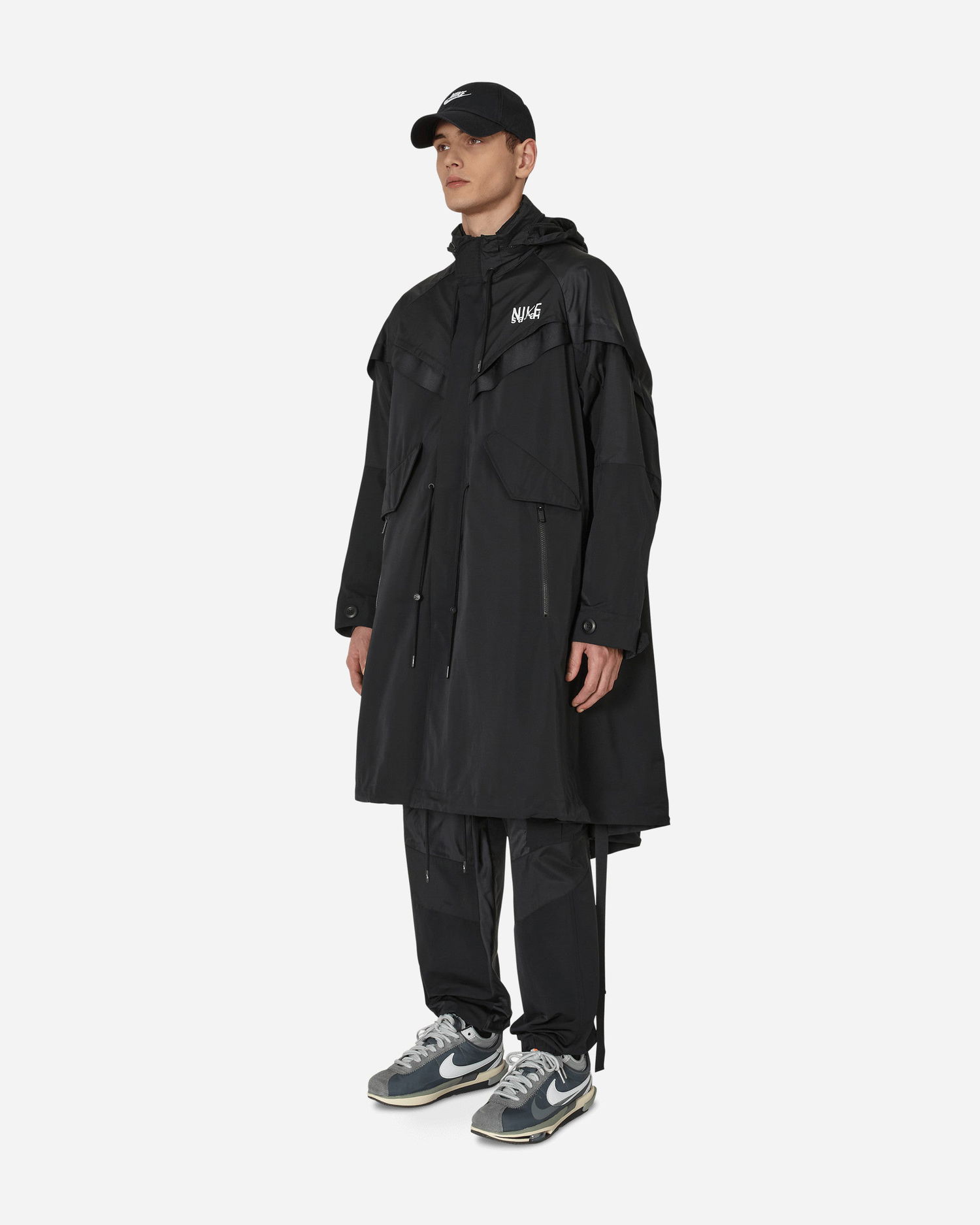 Тренчкот Nike Sacai x Trench Jacket Черно | DQ9027-010, 1