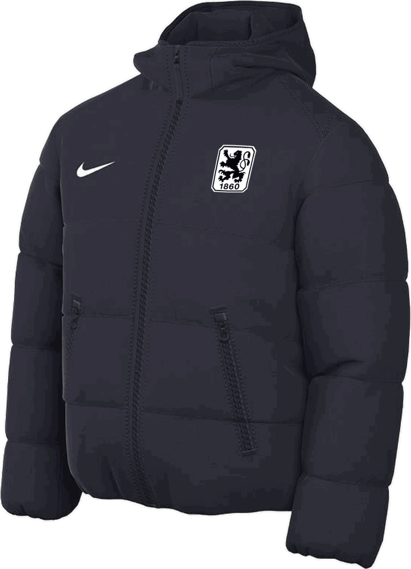 Пухо яке Nike TSV 1860 Munchen Hooded Jacket Тъмно синьо | 605fd7708-451