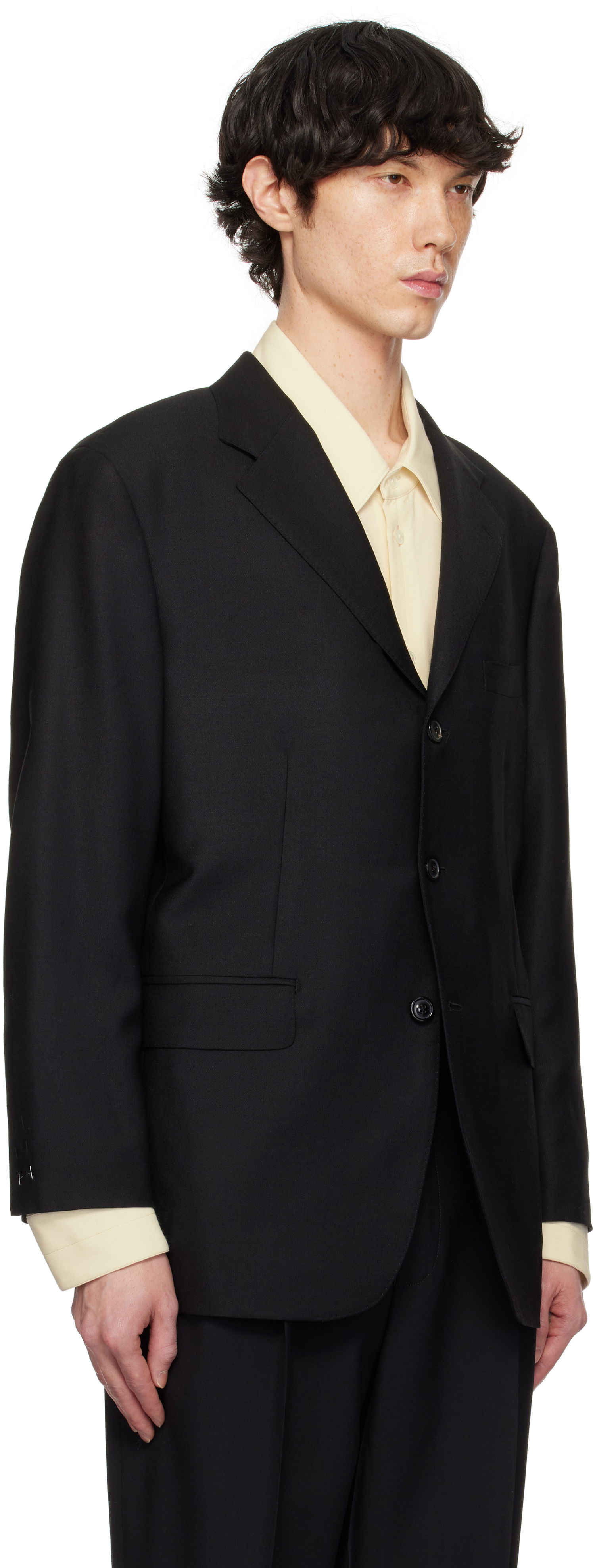 Яке Maison Margiela Maison Margiela Mohair Blazer Черно | S50BN0536 M35259, 1