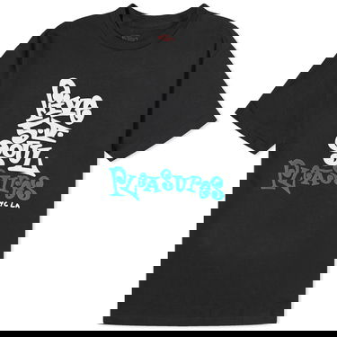 Тениска Pleasures 555 x V T-Shirt Черно | P23555006-BLACK, 0