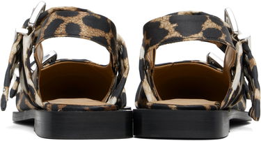 Облекло GANNI GANNI Feminine Buckle Flats Кафяво | S2947, 1