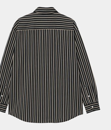 Риза Carhartt WIP Long Sleeve Palance Shirt Palance Stripe Черно | I035330_9, 1