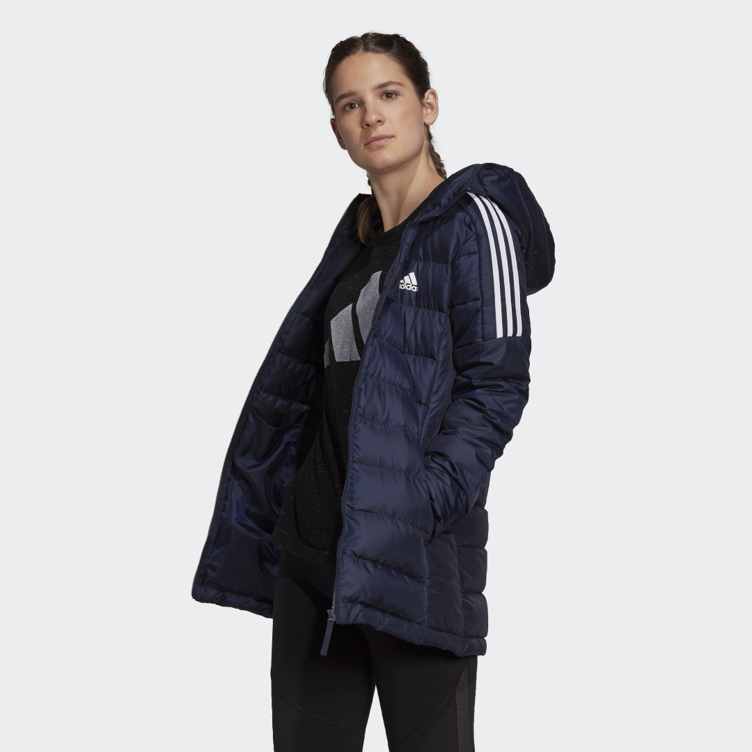 Парка adidas Originals Essentials Down Parka Тъмно синьо | GT9139, 0