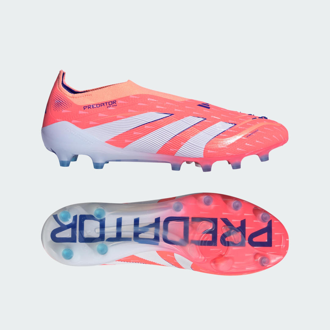 Кецове и обувки adidas Performance Predator Elite Laceless Artificial Grass Football Boots Розово | JH8875, 0
