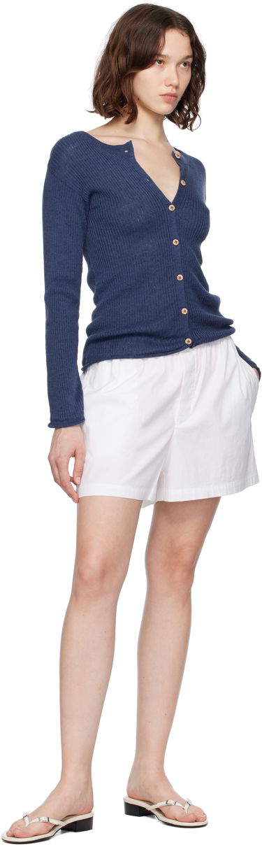 Пуловер Baserange Baserange Ribbed Knit Cardigan Синьо | KDRC-LI-SU25, 3