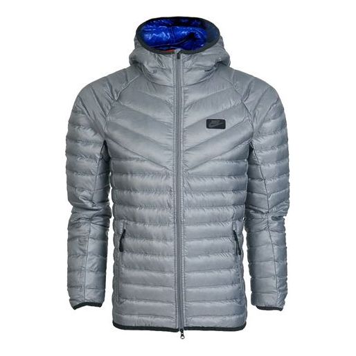Пухо яке Nike Hooded Down Jacket Сиво | 693534-065