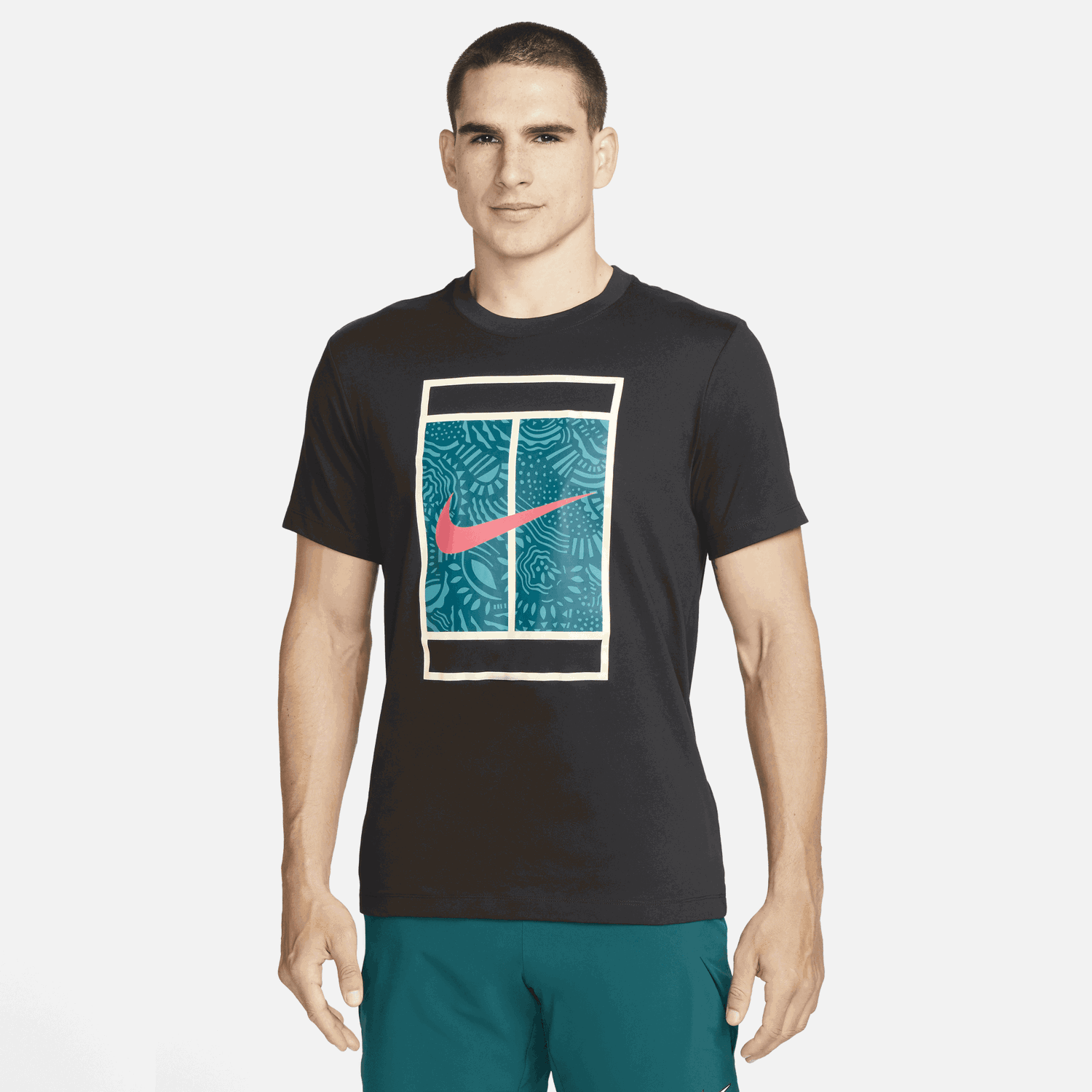 Тениска Nike Court Dri-FIT Черно | FJ1502-010, 0