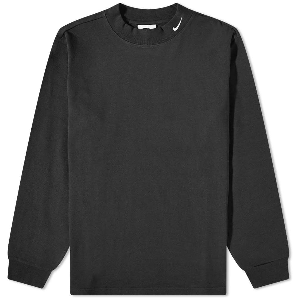 Тениска Nike Life Mock Neck Shirt Черно | DX5868-010, 0