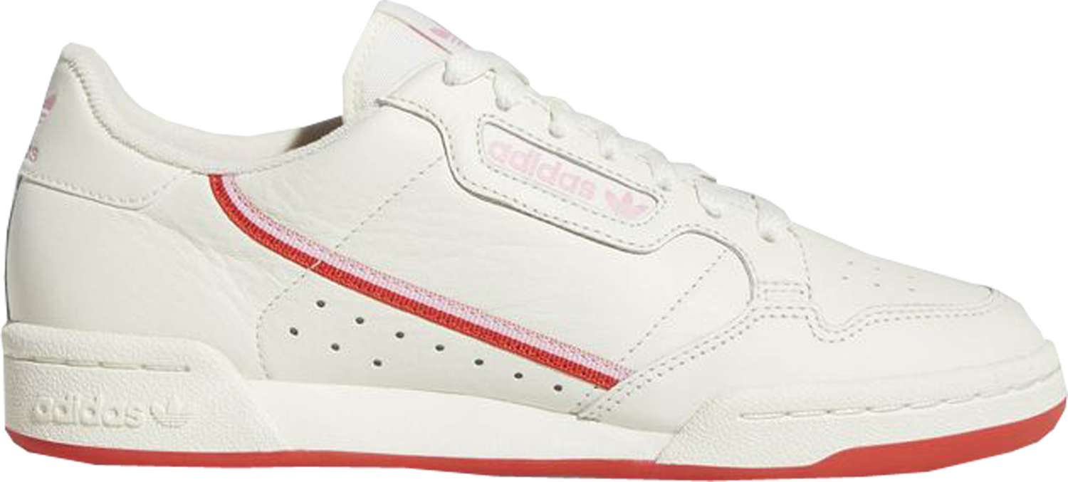 Кецове и обувки adidas Originals Continental 80 Off White Active Red W Бяло | EE3831, 0