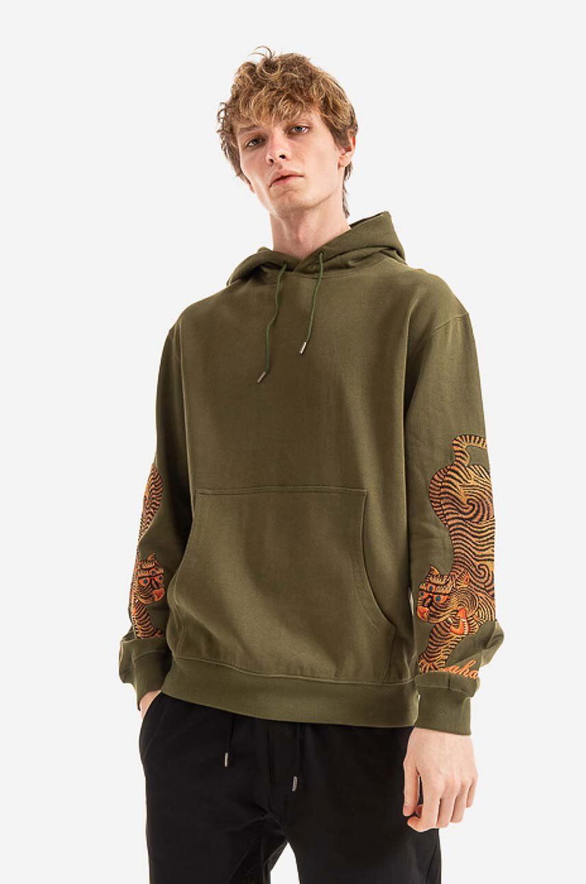 Суитчър Maharishi Sweatshirt with print Зелено | 8031.OLIVE