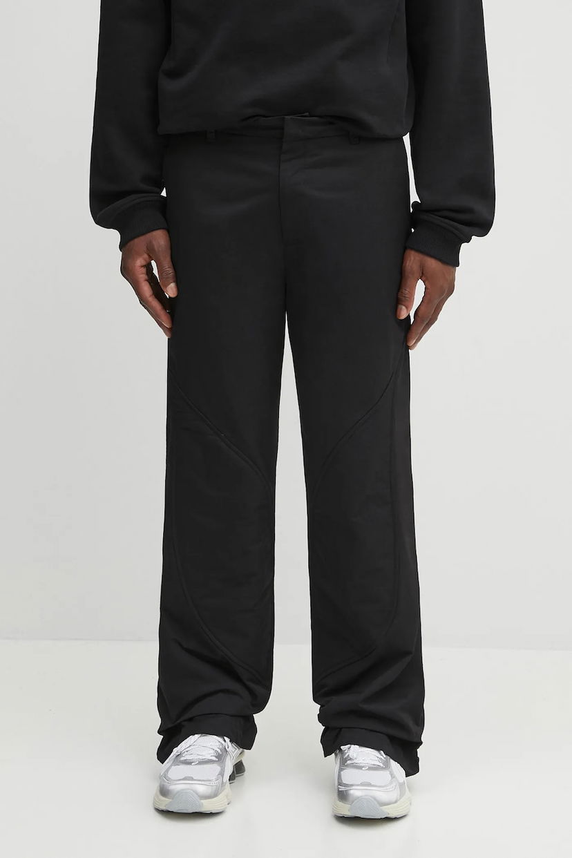 Панталони HELIOT EMIL Heliot Emil Diagonal Seam Trousers Черно | PREAW25.M.10.108.BLK01.