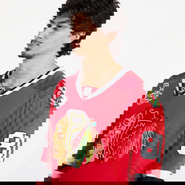 Фланелка Mitchell & Ness Mitchell & Ness NHL Dark Jersey Blackhawks 2014 Marian Hossa Chicago Blackhawks Червено | JY8922-CBHSCAR, 1