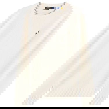 Пуловер Polo by Ralph Lauren Brushed Shetland Knit Jumper Бяло | 710918805509-NAT, 1