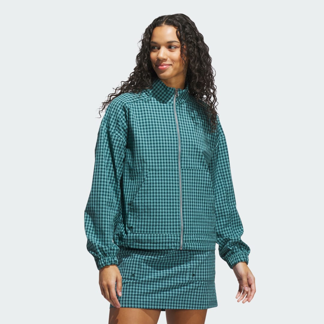 Комплект adidas Performance Ultimate365 Gingham Golf Jacket Зелено | JN7558, 0