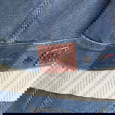 Яке Paul Smith Paul Smith x Lee Storm Rider Denim Jacket, Large Синьо | M1R-STORM-PSELVW-MD, 5