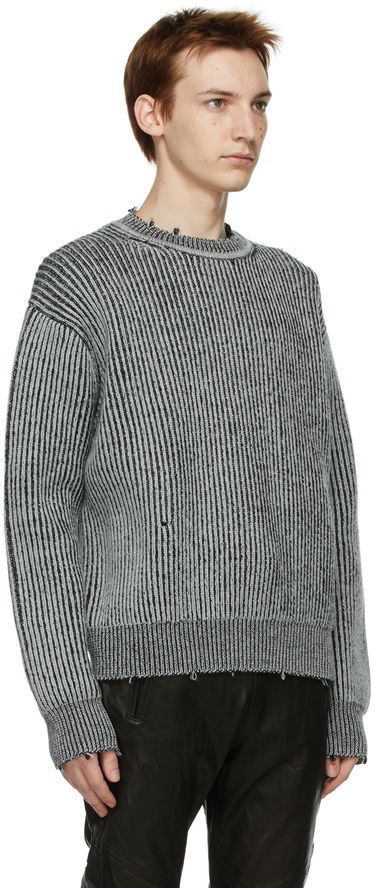 Пуловер John Elliott John Elliott Wool Structure Sweater Сиво | D101P5720A, 1