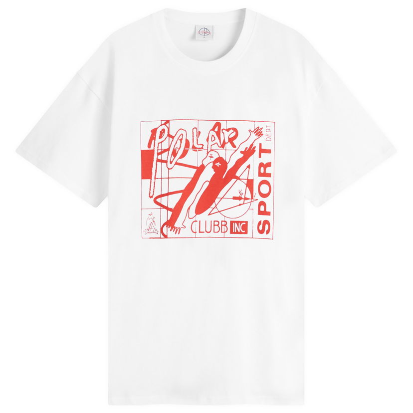 Тениска Polar Skate Co. Clubb Inc Graphic T-Shirt - White Бяло | PSC-W24-29