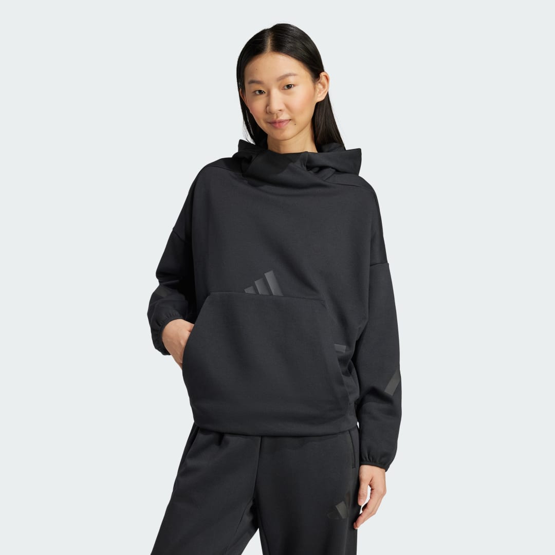 Суитчър adidas Performance Z.N.E. Hooded Sweatshirt Черно | JE7860, 0