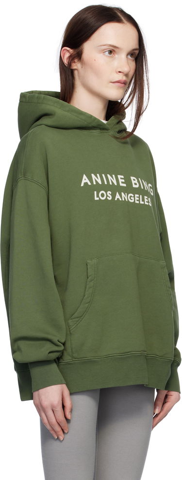 Суитчър Anine Bing 'Alto' Hoodie Зелено | A-08-10291-GEE31, 1