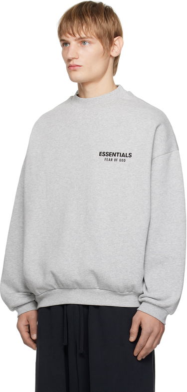 Пуловер Fear of God Fear of God ESSENTIALS Fleece Crewneck Sweatshirt Сиво | 192HO246268F, 3
