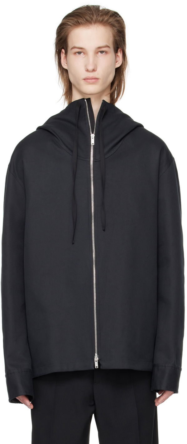 Яке Jil Sander Hooded Jacket Черно | J23BN0102_J45216, 0