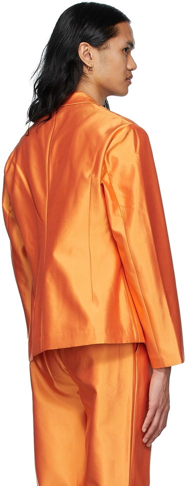 Яке ERL Exclusive Silk Double-Breasted Blazer Оранжево
 | ERL04J001, 2