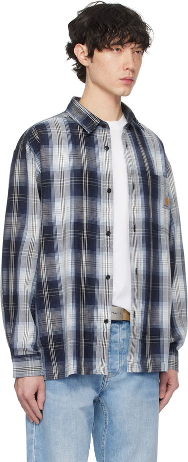 Риза Carhartt WIP Work In Progress Blanton Check Shirt Синьо | I034379, 1