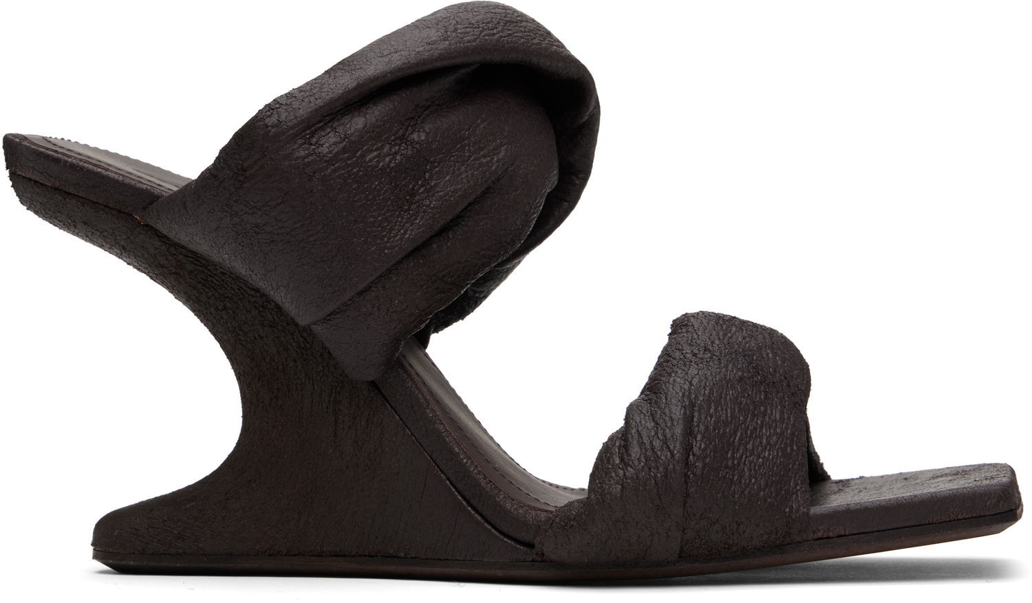 Аксесоари Rick Owens Rick Owens Porterville Cantilever 8 Twisted Heeled Sandals Кафяво | RP01E7803 LBA, 0