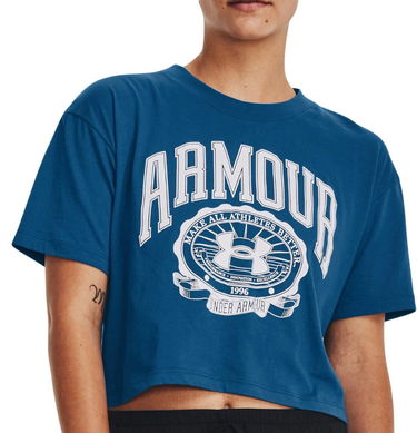 Съкратен топ Under Armour Collegiate Crop Top Синьо | 1379402-426, 0