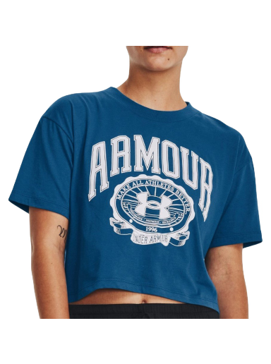 Съкратен топ Under Armour Collegiate Crop Top Синьо | 1379402-426