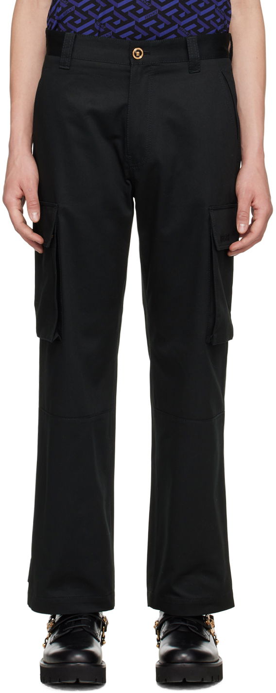 Карго панталони Versace Medusa Cargo Черно | 1006939 1A05084, 0