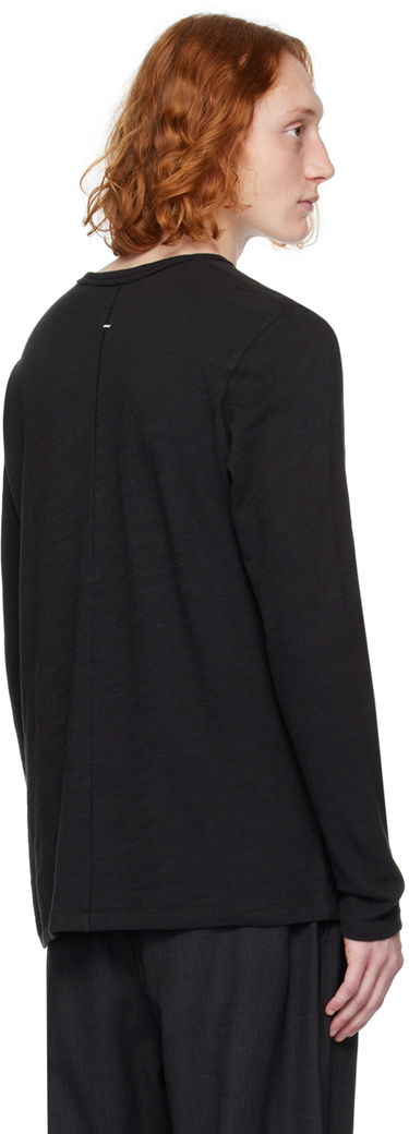 Тениска rag & bone Rag & Bone Classic Flame Long Sleeve T-Shirt Черно | MBC20PT176JT75, 2