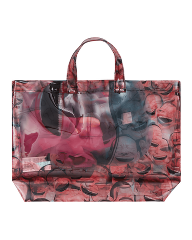 Голяма пазарска чанта Comme des Garçons Yue Minjun Tote Bag Розово | FG-K210-SS21 1, 2