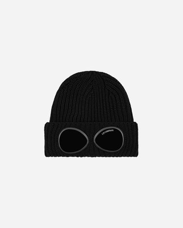 Шапка C.P. Company Merino Wool Goggle Beanie Black Universal Черно | 17CMAC122A005509A-999, 3