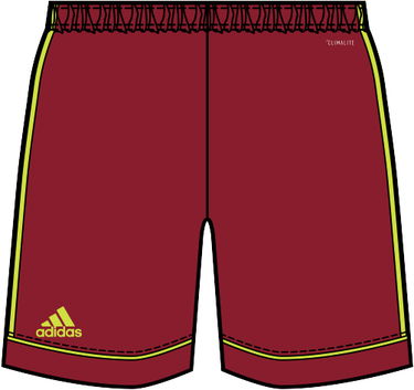 Къси панталони adidas Originals Squadra 17 Shorts Бургунди | cf0394, 0