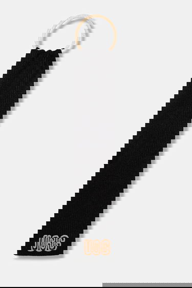 Шал UGG CHUNKY Wool Blend Scarf with Embroidered Logo Черно | 102787, 0