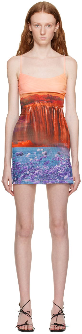 Pокля Miaou Miaou Anya Print Mini Dress Многоцветен | 5026PM1OAS, 0