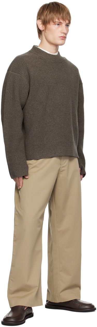 Пуловер Studio Nicholson Studio Nicholson Voe Knit Sweater Кафяво | VOE SNM - 1292, 3