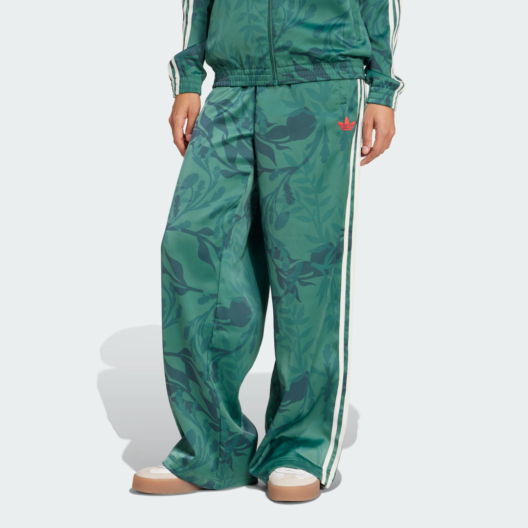 Панталони adidas Performance Italy Wide-Leg Track Pants Зелено | JJ0346, 0
