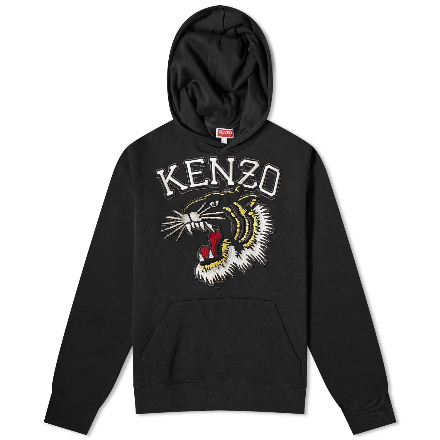 Суитчър KENZO Tiger Varsity Slim Popover Hoodie Черно | FE55SW1864MF-99J, 0