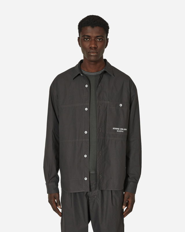 Marina Pleated Cotton Canvas Overshirt