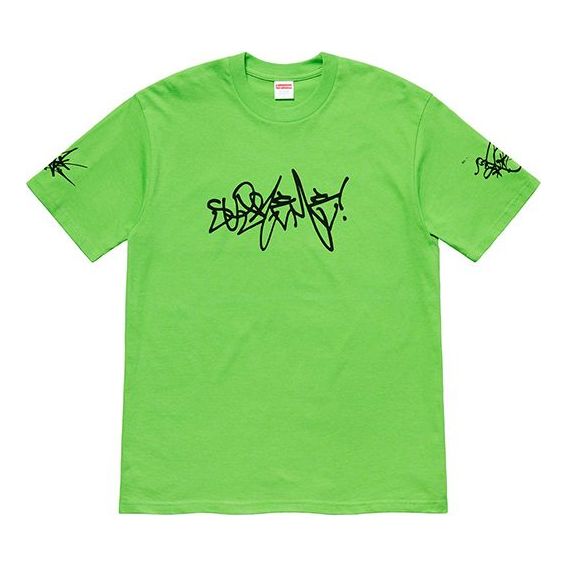 Тениска Supreme Rammellzee Tag Graphic Short Sleeve T-Shirt Зелено | SUP-SS20-485