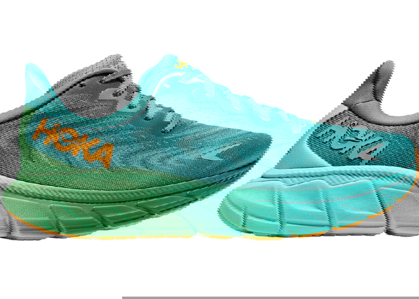 Кецове и обувки Hoka One One Arahi 6 "Ocean Mist Lime Glow" Зелено | 1123194-OMLG, 0