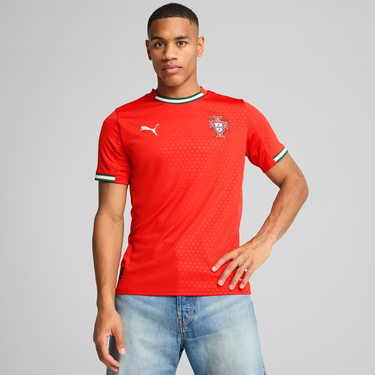 Фланелка Puma Portugal 2025 Home Jersey Червено | 779190-01, 2