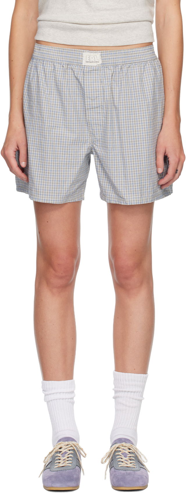 Light Check Boxer Shorts