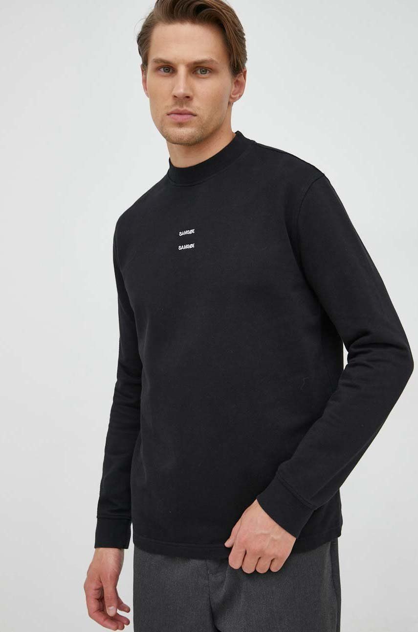 Тениска Samsoe Samsoe Samer T-shirt Черно | M22400003, 0